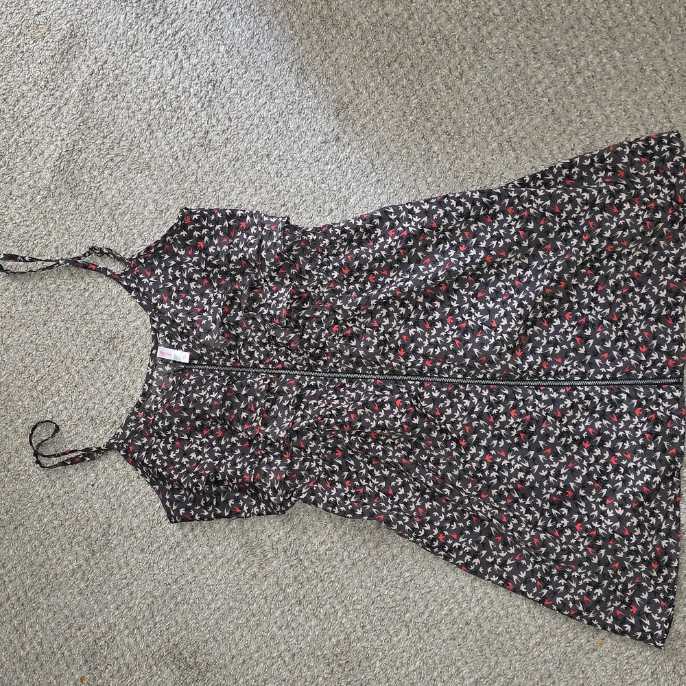 Xhilaration Dress - Black and Red Floral